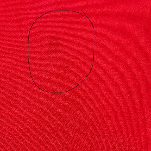 Nike Red Embroidered Swoosh Crewneck Sweatshirt Men’s Large Classic Pullover - Picture 7 of 12